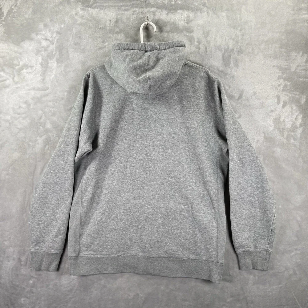 Nike SB Hoodie Mens Large Pullover Sweatshirt Skateboarding Logo Spellout Gray